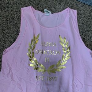Alpha Omicron Pi tank